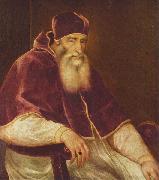 Portrat des Papst Paul III. Farnese TIZIANO Vecellio